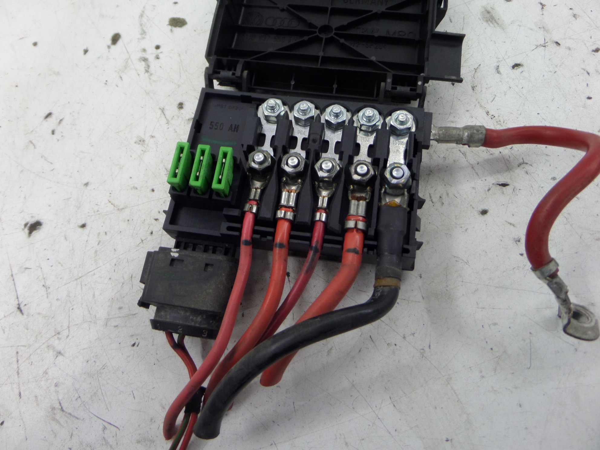 VW Beetle Cabrio Convertible Battery Top Fuse Box 06-10 OEM 1J0 937 550 ...