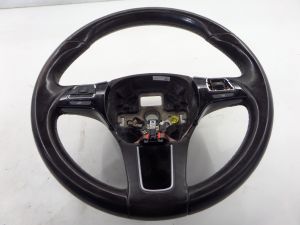 VW Touareg TDI Steering Wheel Brown 7P 11-17 OEM 7P6 419 091 A Worn