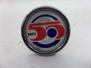 Mini Cooper S 50 Years Hood Grill Emblem R56 07-13 OEM 7 238 085-02 R55 R58