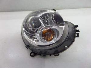 Mini Cooper S Right Xenon Headlight R56 07-13 Broken Tab Clear White Turn Signal