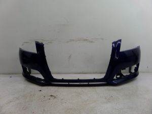Audi A3 TDI Front Bumper Cover Blue 8P 09-13 OEM Broken Tab