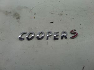 Mini Cooper S Rear Hatch Emblem R53 02-06 OEM