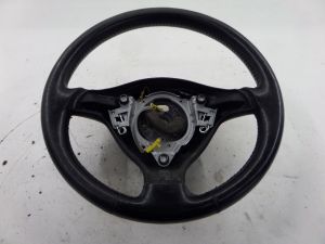 VW Jetta 3 Spoke Leather Steering Wheel MK4 00-05 OEM Gofl GTI Worn