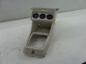 VW Cabriolet Center Shifter Guage Console White MK1 84-93 OEM