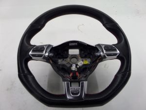 VW Golf GTI Flat Bottom Steering Wheel MK6 10-14 OEM