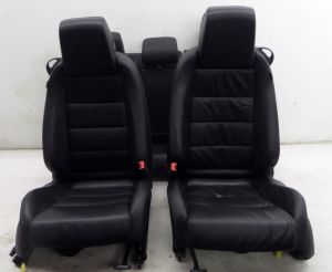 10-14 VW MK6 Golf GTI 2 DR Black Leather Seats Two Door MK5 R OEM