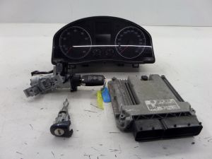 VW Jetta Key Lock Set 2.0T A/T 155K KMS KPH MK5 06-09 OEM