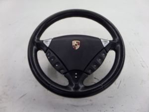 Porsche Cayenne Turbo S Leather Steering Wheel 955 03-06 OEM
