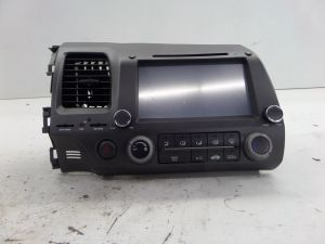 06-11 Honda Civic Si FG2 Aftermarket Stereo Center Vent Climate Control Radio Deck  8th Gen 