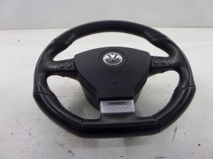 06-09 VW MK5 Golf GTI 6 Spd M/T Flat Bottom Steering Wheel Fits Jetta GLI OEM