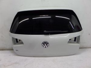 VW Golf R Hatch Trunk White MK7 15-17 OEM GTI Can Ship