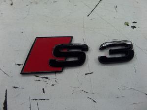 Audi S3 Trunk Emblem 8V 15-18 OEM