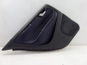 Volvo S60 R Right Rear Leather Door Card Panel Blue Grey 01-09 OEM 39976247