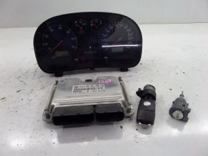 VW Jetta 1.8T AWP A/T KMS KPH Key Lock Set MK4 00-05 06A906032LQ Golf GTI