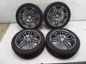06-13 Audi A3 18"x7.5" Titanium Package Wheels Snow Tires 5x112 ET54 OEM 8P