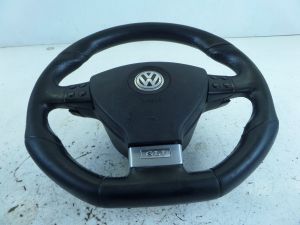 VW Jetta GLI Flat Bottom DSG Steering Wheel MK5 06-09 OEM