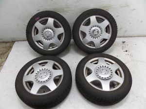 00-05 VW MK4 Wheels w/ Snow Tires 16" x 6.5" ET42 5 x 100 Jetta GLI Golf GTI OEM
