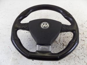 VW Golf GTI M/T Flat Bottom Steering Wheel MK5 06-09 OEM