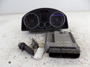 VW Golf GTI 2.0T 6 Speed Key Lock Set MK5 06-09 OEM 1K0 907 115 H 222K KMS