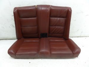 84-92 BMW E30 Convertible Red Rear Seat Bench Leather Splitting @ Seams 318 325i