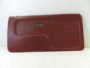 BMW 325i Left Front Coupe Convertible Door Card Panel Red E30 84-92 OEM 318