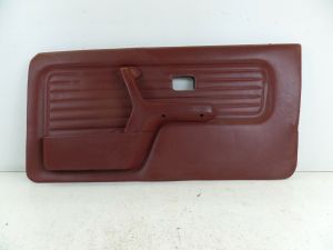 BMW 325i Right Front Coupe Convertible Door Card Panel Red E30 84-92 OEM 318