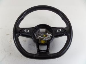 15-19 VW MK7 Golf R M/T Flat Bottom Steering Wheel GTI Alltrack OEM