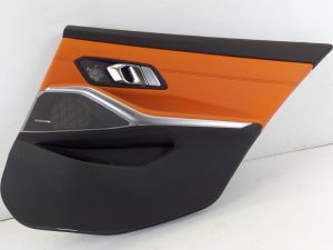 BMW M3 Right Rear Door Card Panel Orange G80 21-22 OEM 85763104