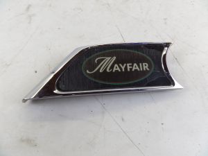Mini Cooper S Right Front Mayfair Fender Emblem R56 07-13 OEM 5113 0432567