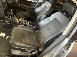 06-13 Audi A3 Euro Black Leather Alcantara Suede Seats & Door Cards 8P OEM